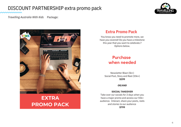 Become a TAWK DISCOUNT PARTNER