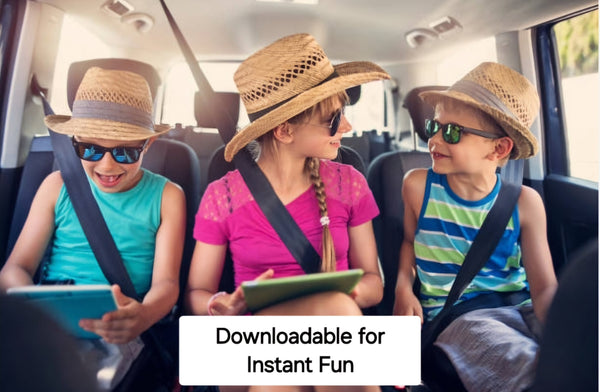 QLD Activity Sheets for Kids on the Road Travelling Australia - eSheets for immediate download